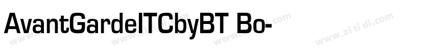 AvantGardeITCbyBT Bo字体转换